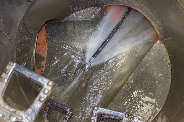 Tubulação limpa após hidrojateamento profissional em Apucarana